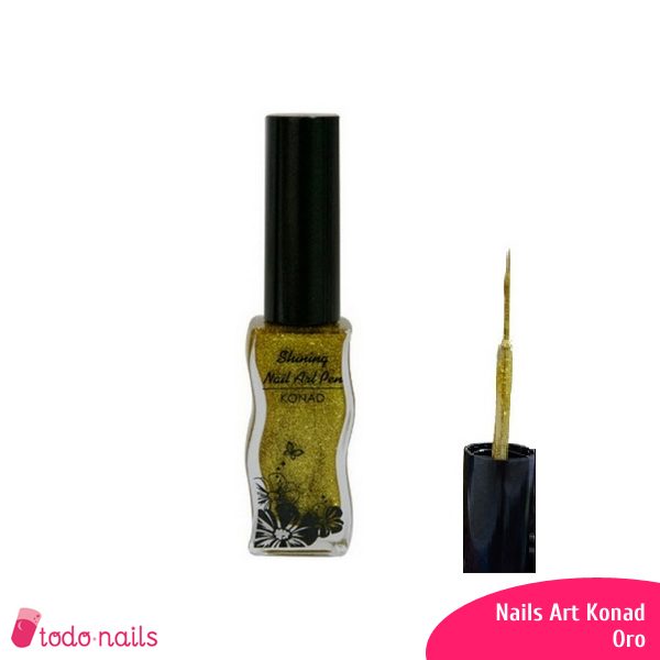 Nails Art Konad - Ouro
