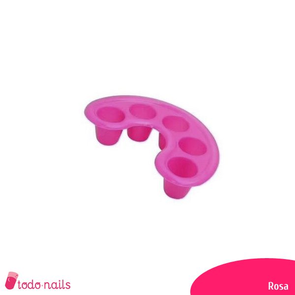 Mergulhe dedos rosa
