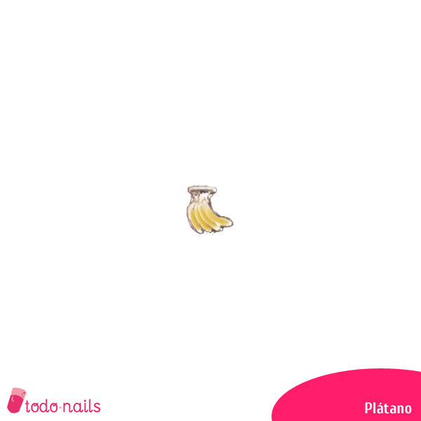 Jóia 3D Verão para unhas Banana
